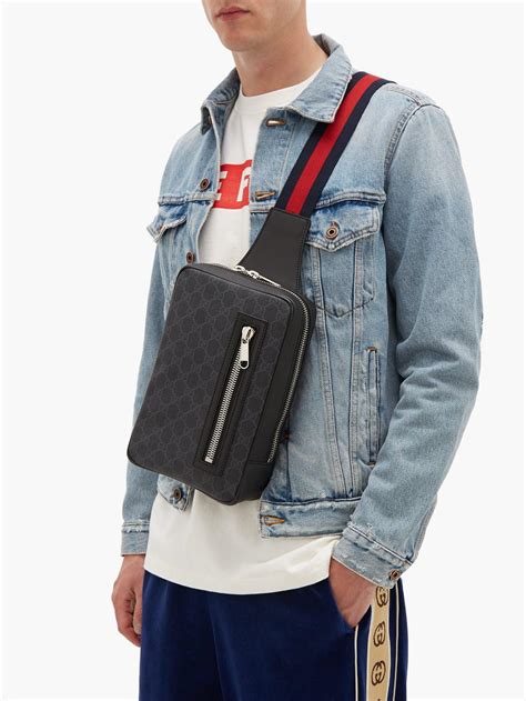 gucci men cross bag|Gucci men cross body bag.